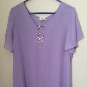Avenue Dusty Lilac Blouse
